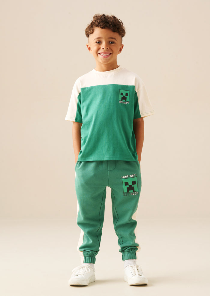Minecraft Oversized Varsity Tee