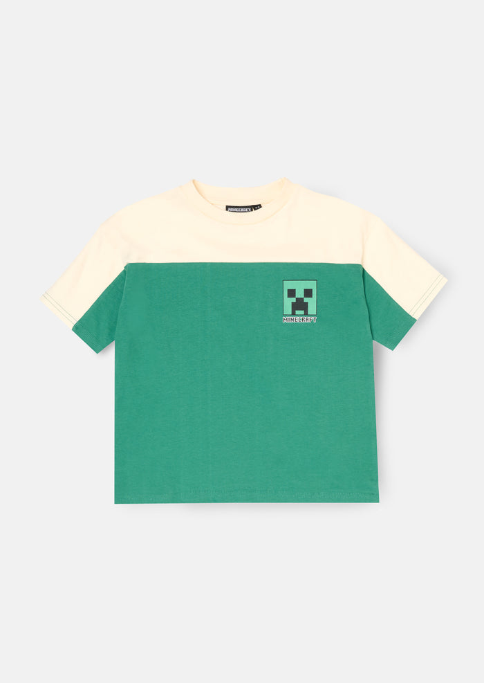 Minecraft Oversized Varsity Tee