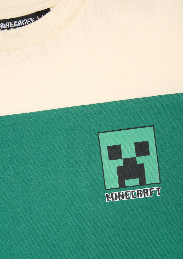 Minecraft Oversized Varsity Tee