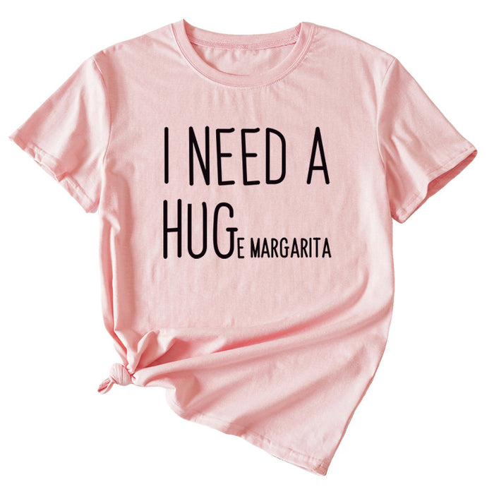 Pink (black font) / S