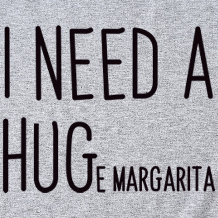 MINIMALIST LETTERING I NEED A HUG ROUND NECK SHORT SLEEVES T SHIRT