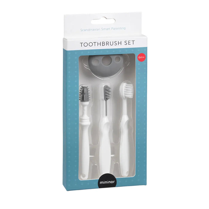 Mininor Baby Toothbrush Set with soft brushes perfect for baby toothbrush set needs