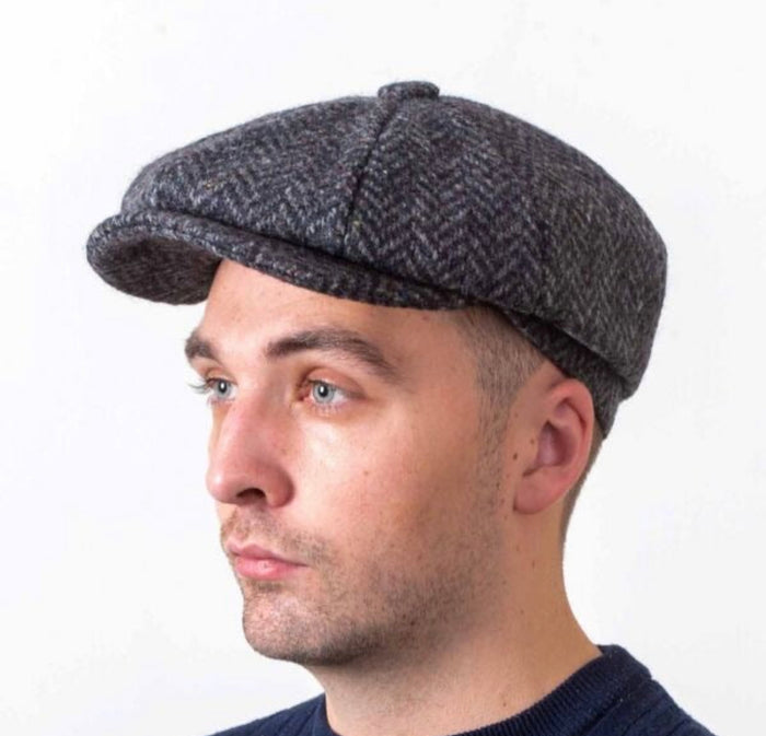MODINNO *HATMAN NEWSBOY SCHOLAR KERRY WOOL TWEED CAP
