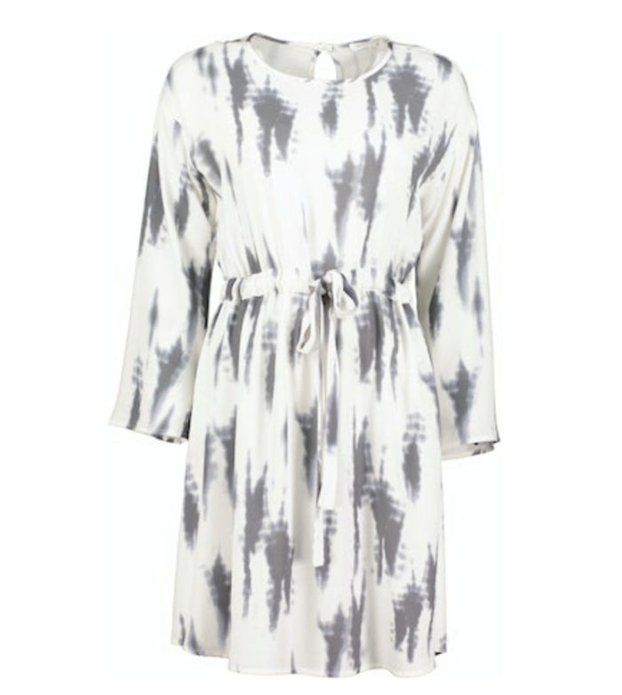 MODODOC GATHERED WAIST DRESS