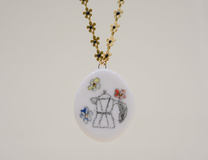 Moka Pot Necklace