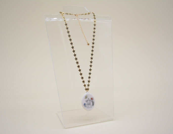 Moka Pot Necklace