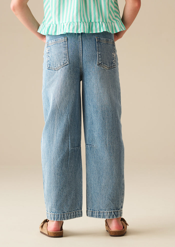 Mollie Barrel Leg Denim Jeans