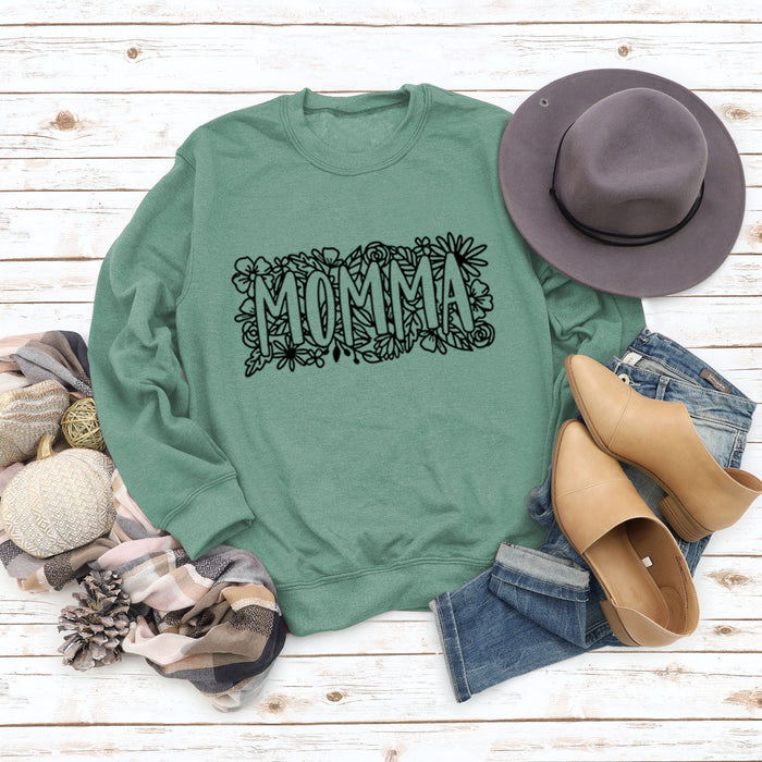 Light green sweater (black word color picture) / S