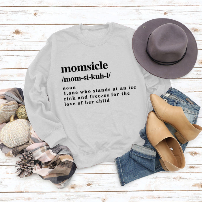 Momsicle Fashion Round Neck Plus Size Printed Women's Long Sleeve Loose Printed Sweater
