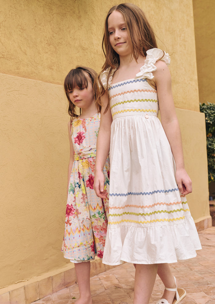 Monique Ric Rac Detail Maxi Dress