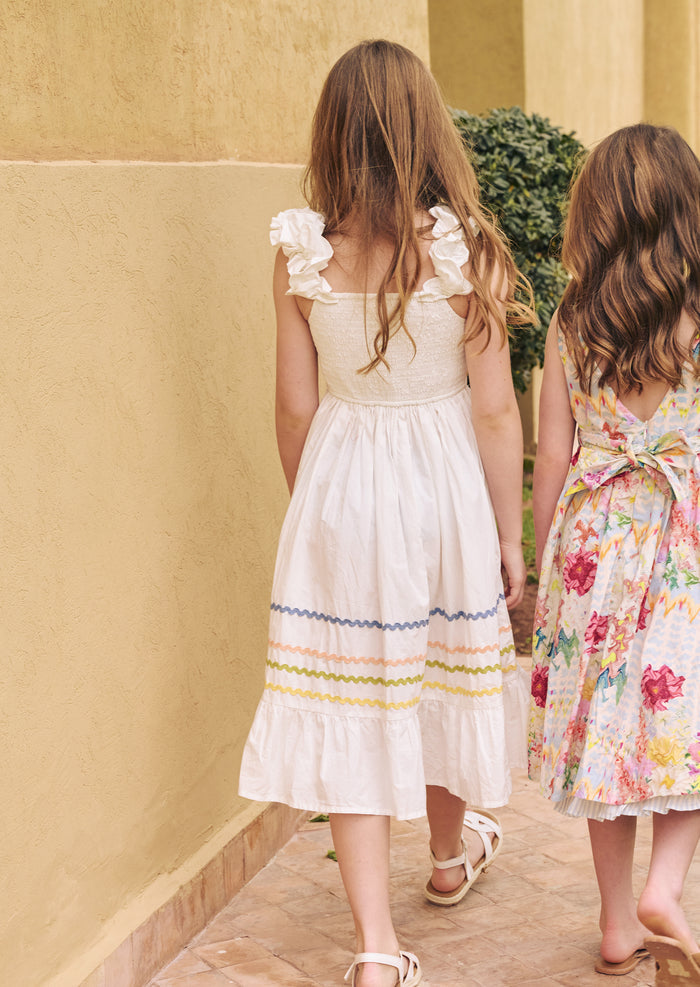 Monique Ric Rac Detail Maxi Dress