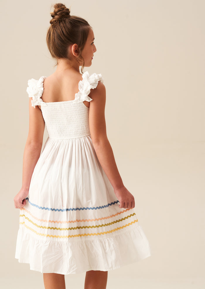Monique Ric Rac Detail Maxi Dress