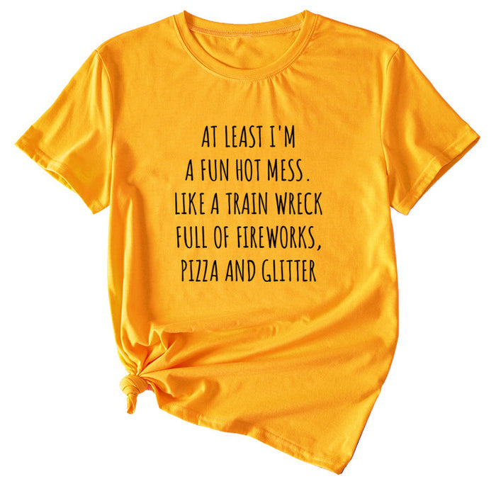 Mustard yellow (black font) / S