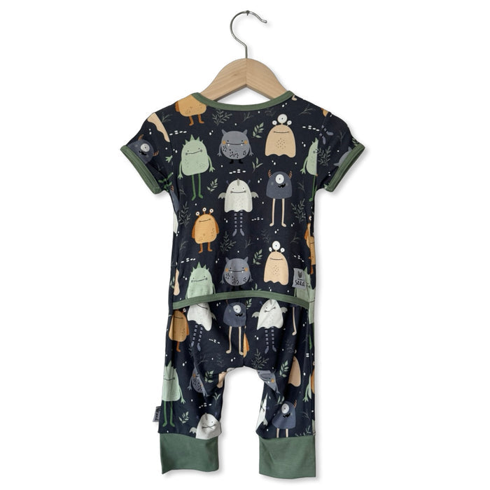 Monster Mash Adaptive Tube Access Short Long Romper