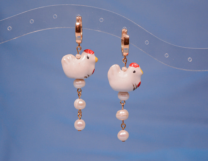 Mother Hen Earrings