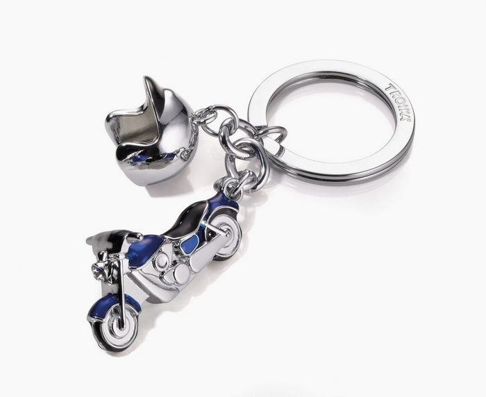 Motorcycle Helmet Keychain