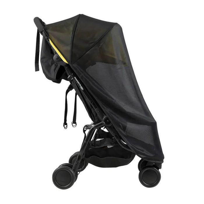 Black stroller with sunshade for Mountain Buggy Nano Duo and Toshi Baby strollers