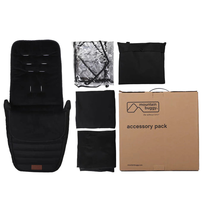 Mountain Buggy Nano Urban Accessory Pack with Toshi Baby for baby strollers
