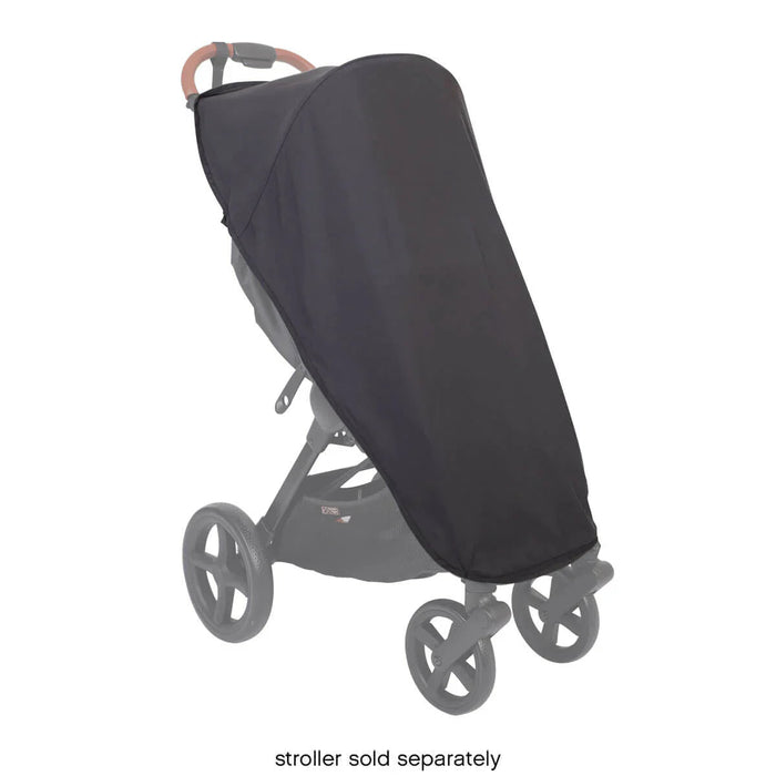 Black stroller sunshade for Nano Urban and Toshi Baby baby strollers from Mountain Buggy