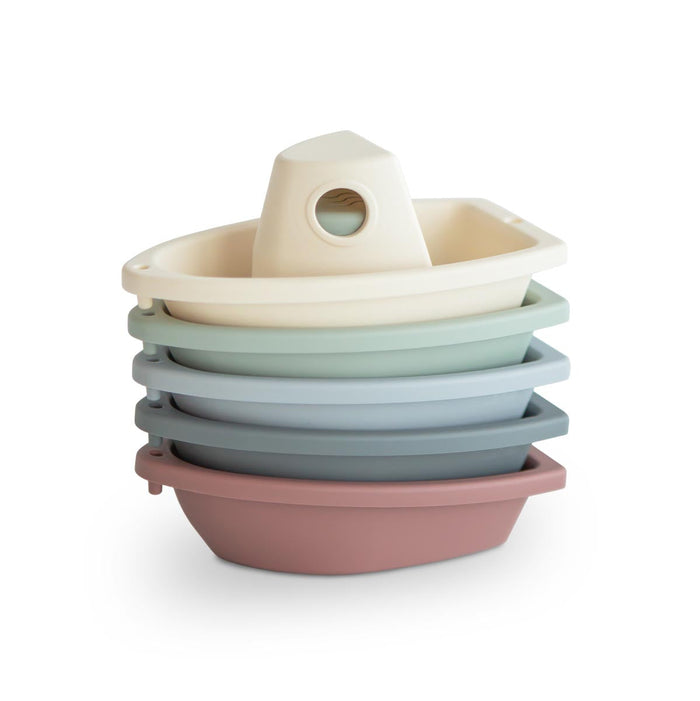 Mushie Bath Boats - Tiny Tots Baby Store