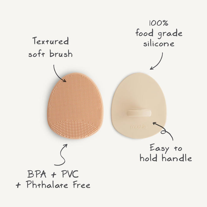 Mushie Cradle Cap Brush - Tiny Tots Baby Store
