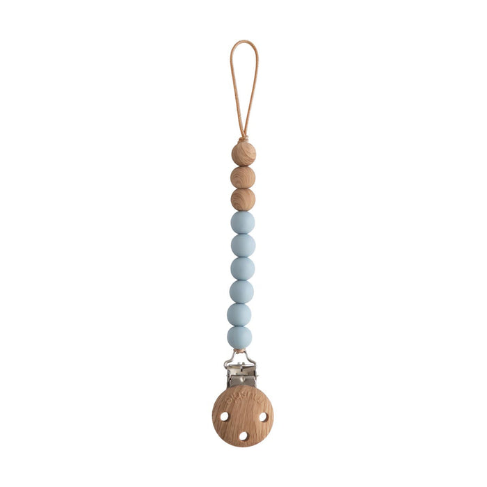 Mushie Eva Pacifier Clip - Tiny Tots Baby Store
