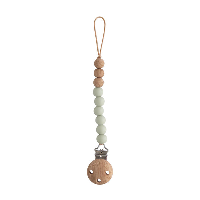 Mushie Eva Pacifier Clip - Tiny Tots Baby Store
