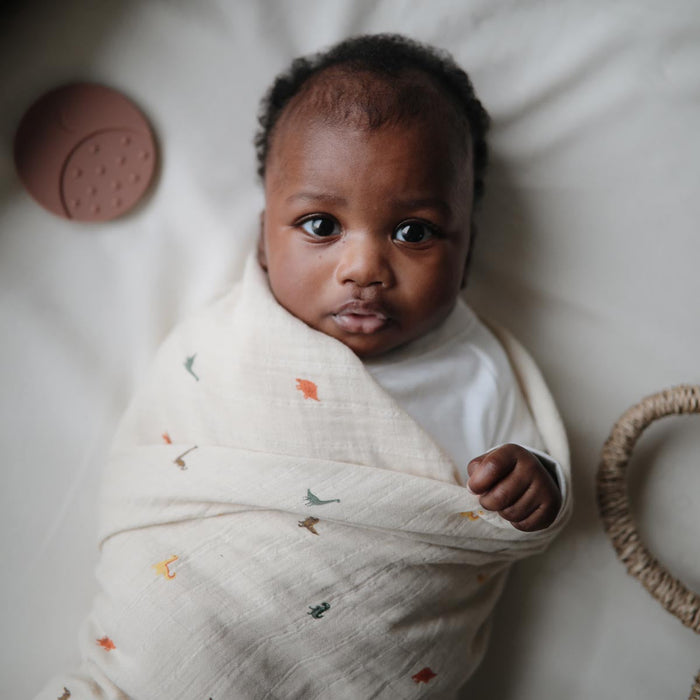 Mushie Muslin Swaddle Blanket - Tiny Tots Baby Store