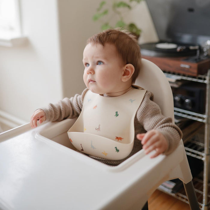 Mushie Silicone Bib - Tiny Tots Baby Store