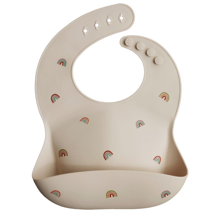 Mushie Silicone Bib - Tiny Tots Baby Store
