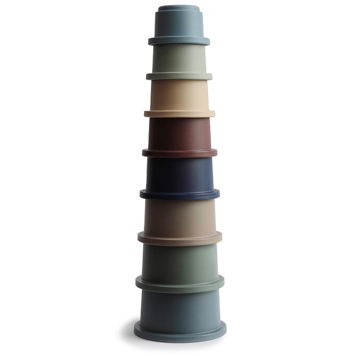 Mushie Stacking Cups - Tiny Tots Baby Store
