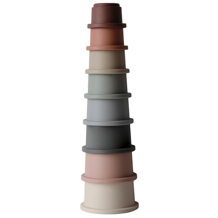 Mushie Stacking Cups - Tiny Tots Baby Store