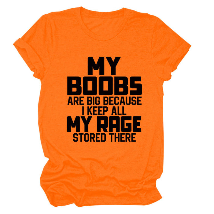 Orange (black font) / S