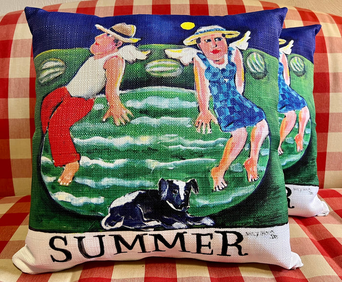 NANCY THOMAS PILLOWS - Angel Series - Summer