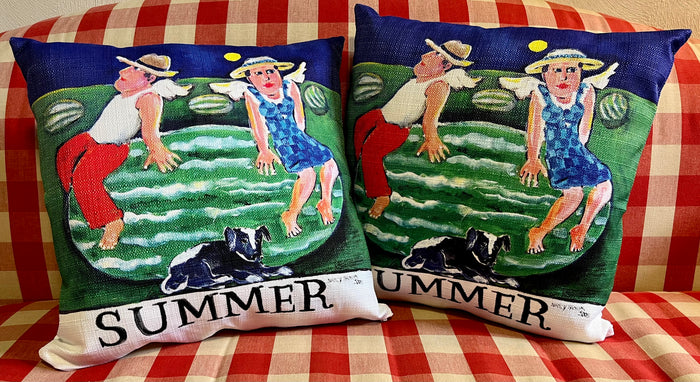 NANCY THOMAS PILLOWS - Angel Series - Summer