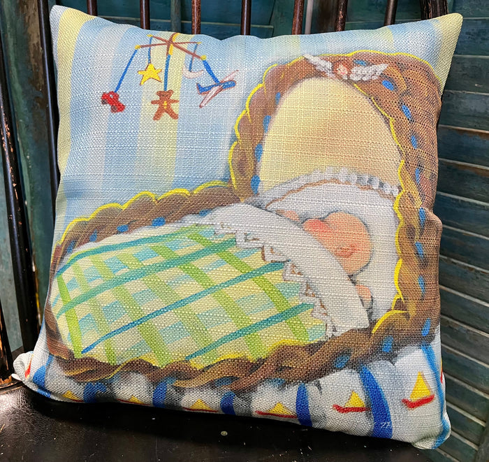 NANCY THOMAS PILLOWS - Welcome Baby Boy
