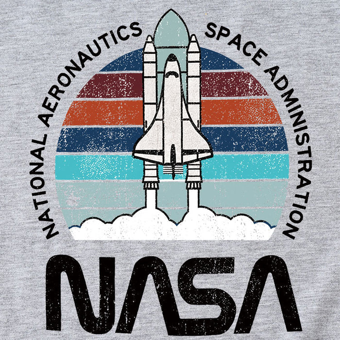 NATIONAL AERONAUTICS Summer New Letter Rocket Printing Short Sleeve T-shirt Female