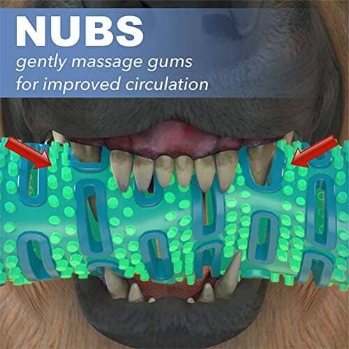 Natural Rubber Bite Resistant Dog Toothbrush Toy Toothbrush Pet Clever