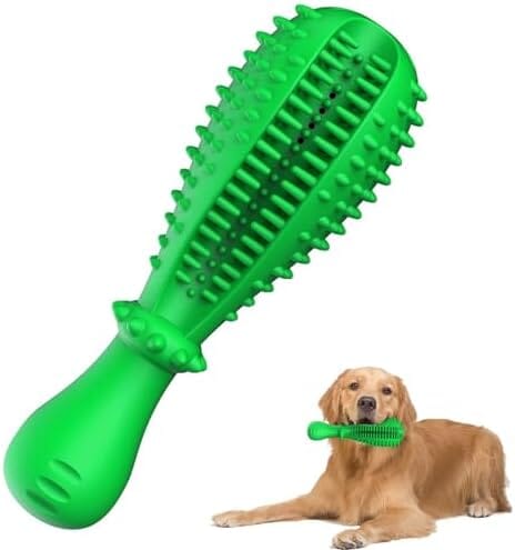 Natural Rubber Tough Hard Dog Interactive Toys Toothbrush for Training and Dental Care Toothbrush Pet Clever