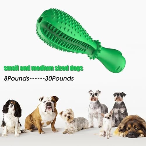 Natural Rubber Tough Hard Dog Interactive Toys Toothbrush for Training and Dental Care Toothbrush Pet Clever