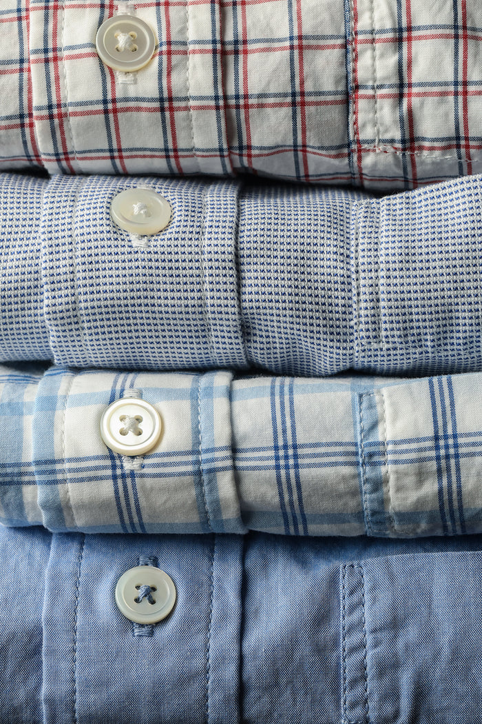 Nautical Neats Shirt - French Blue Yarn-dye