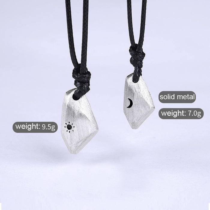 NEHZUS Couples Necklaces,Magnetic Wishing Stones Pendants Necklace for Couple,Jewelry Gift Diea
