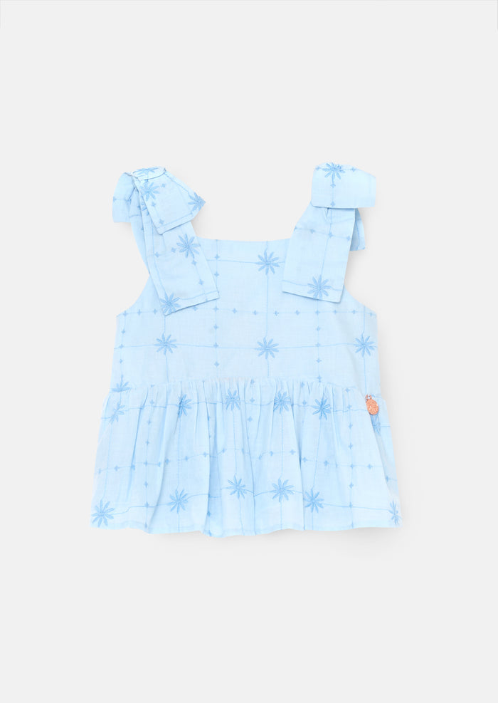 Nellie Tie Detail Embroidered Cami