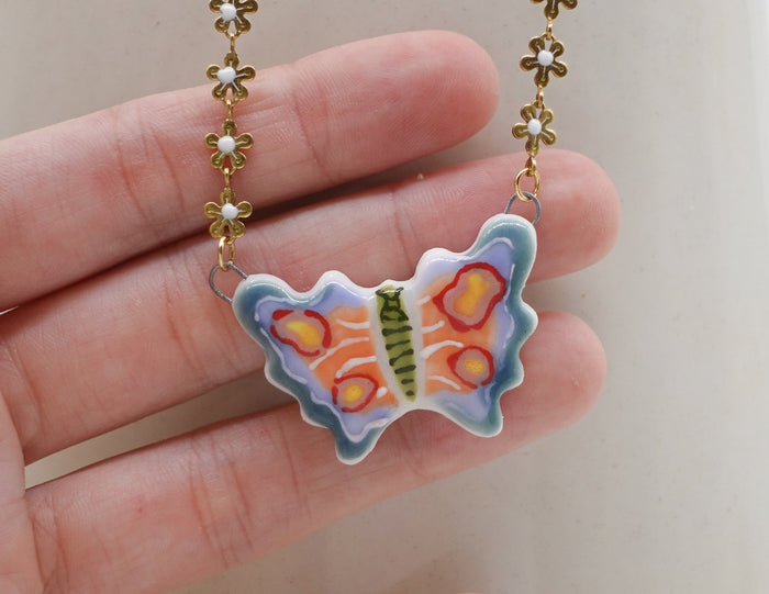 Neptune Butterfly Necklace