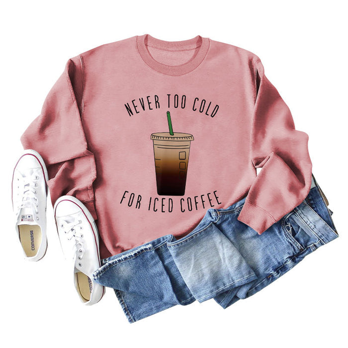 Rose gold sweater (black word color picture) / S