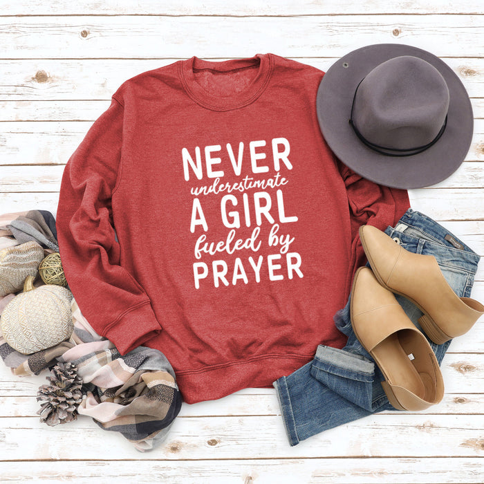 Red sweater (white font) / S