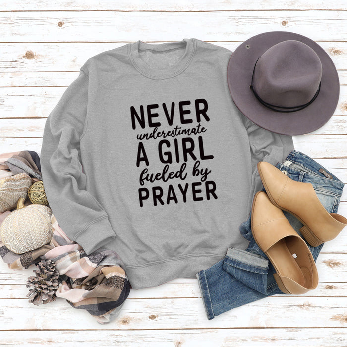 Gray sweater (black font) / S