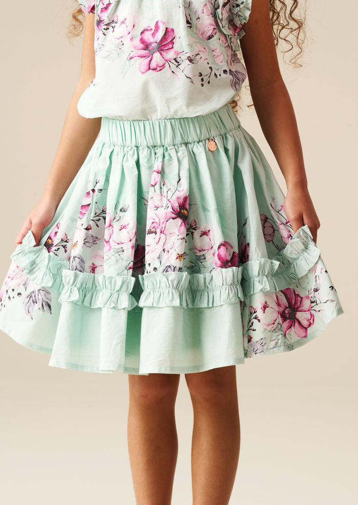 Nina Ruffle Hem Skirt