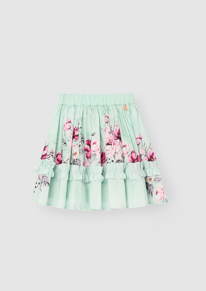 Nina Ruffle Hem Skirt