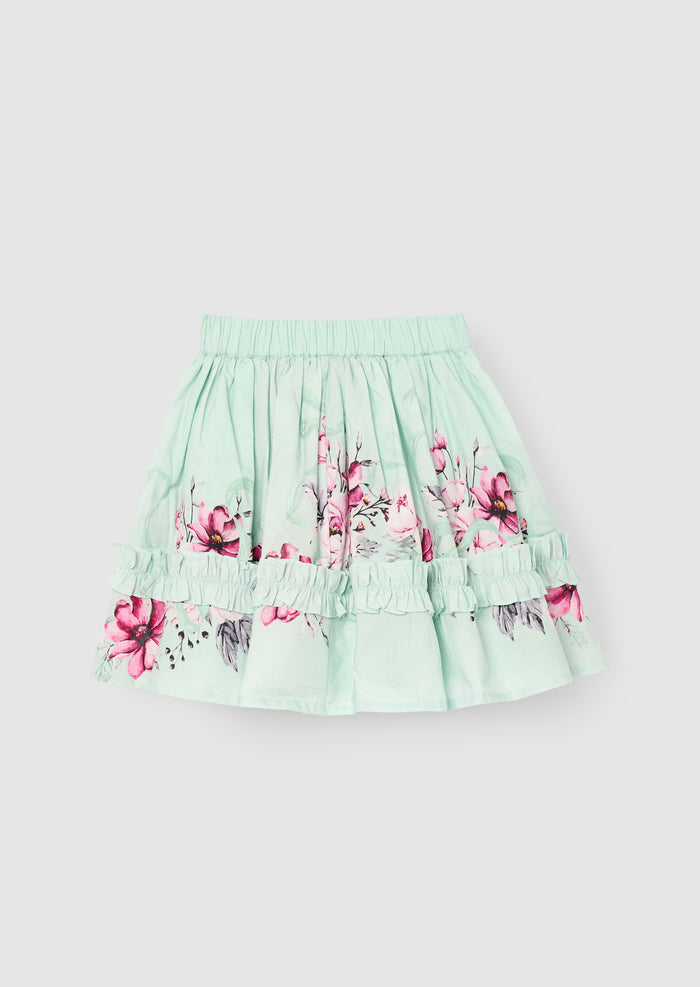 Nina Ruffle Hem Skirt